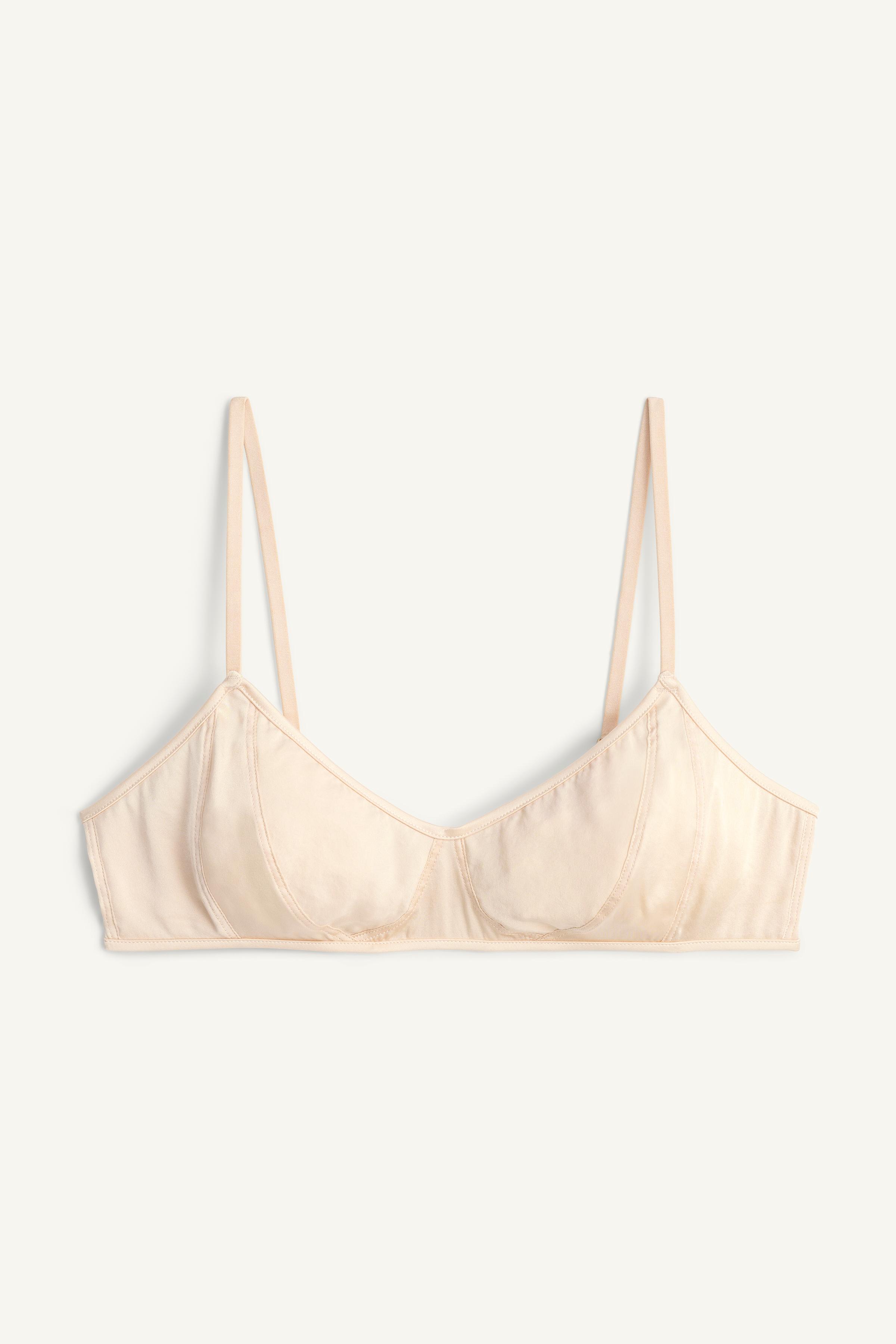 LIMITED EDITION MINIMAL SILK BRALETTE