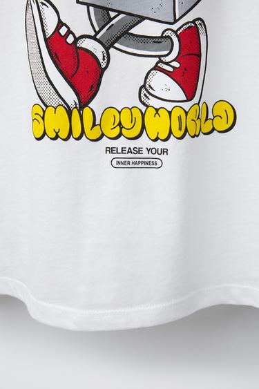 T-SHIRT IMPRIMÉ SMILEYWORLD ® - Blanc de Zara - Image 3