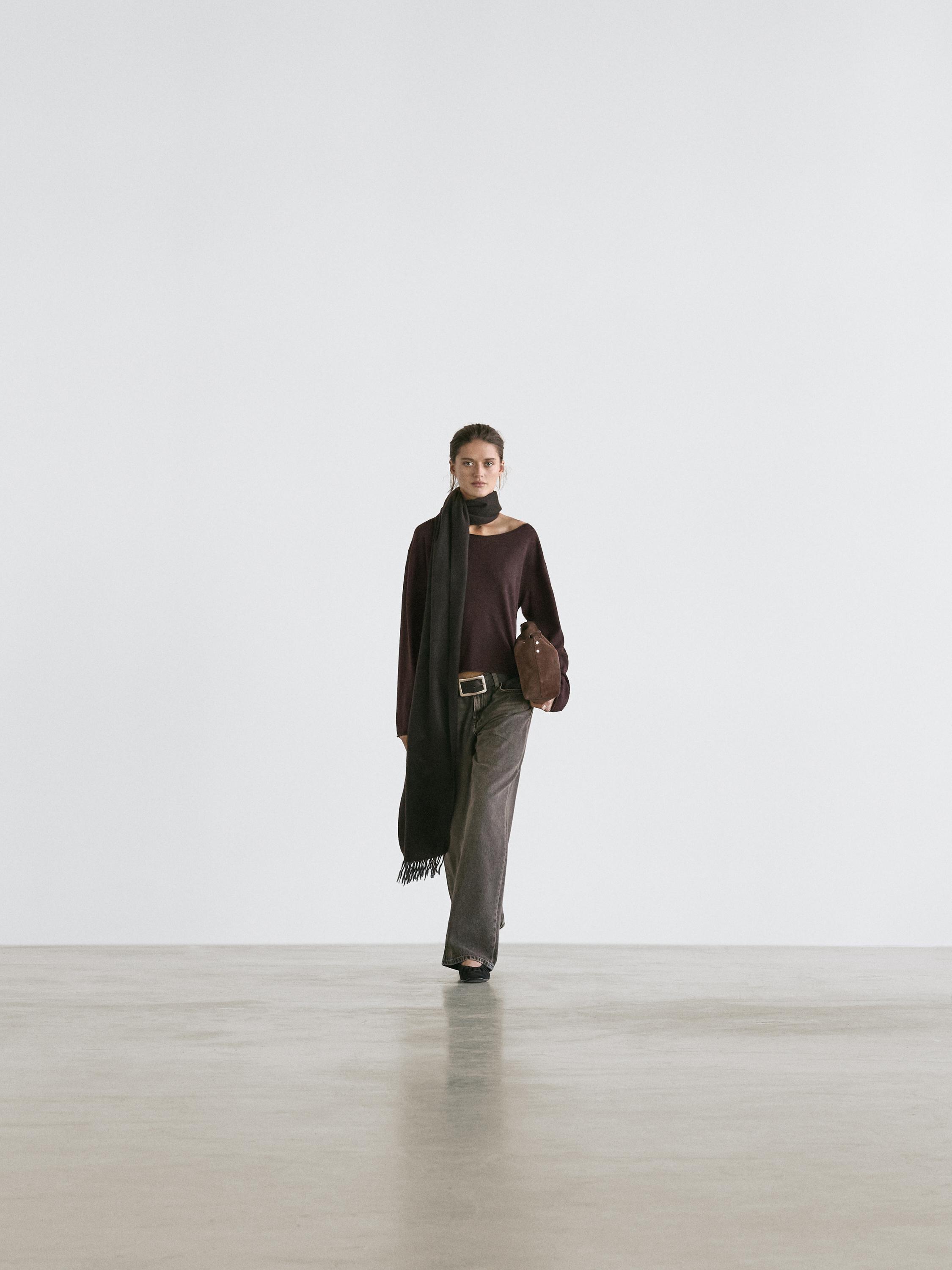 100% wool knit sweater