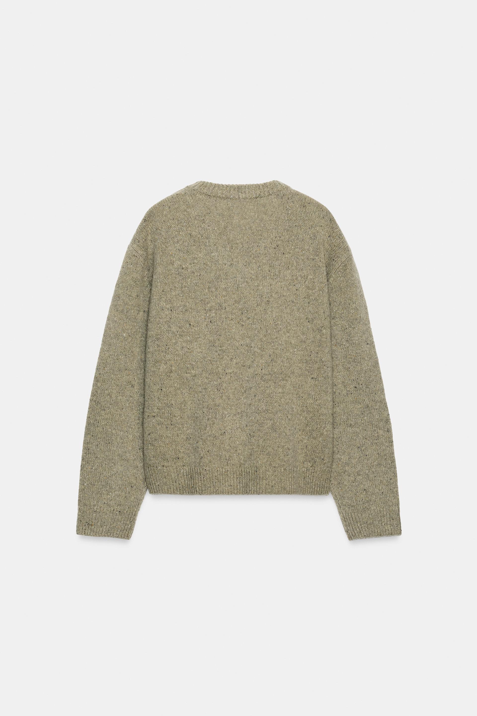 100% WOOL V-NECK SWEATER thumbnail 7