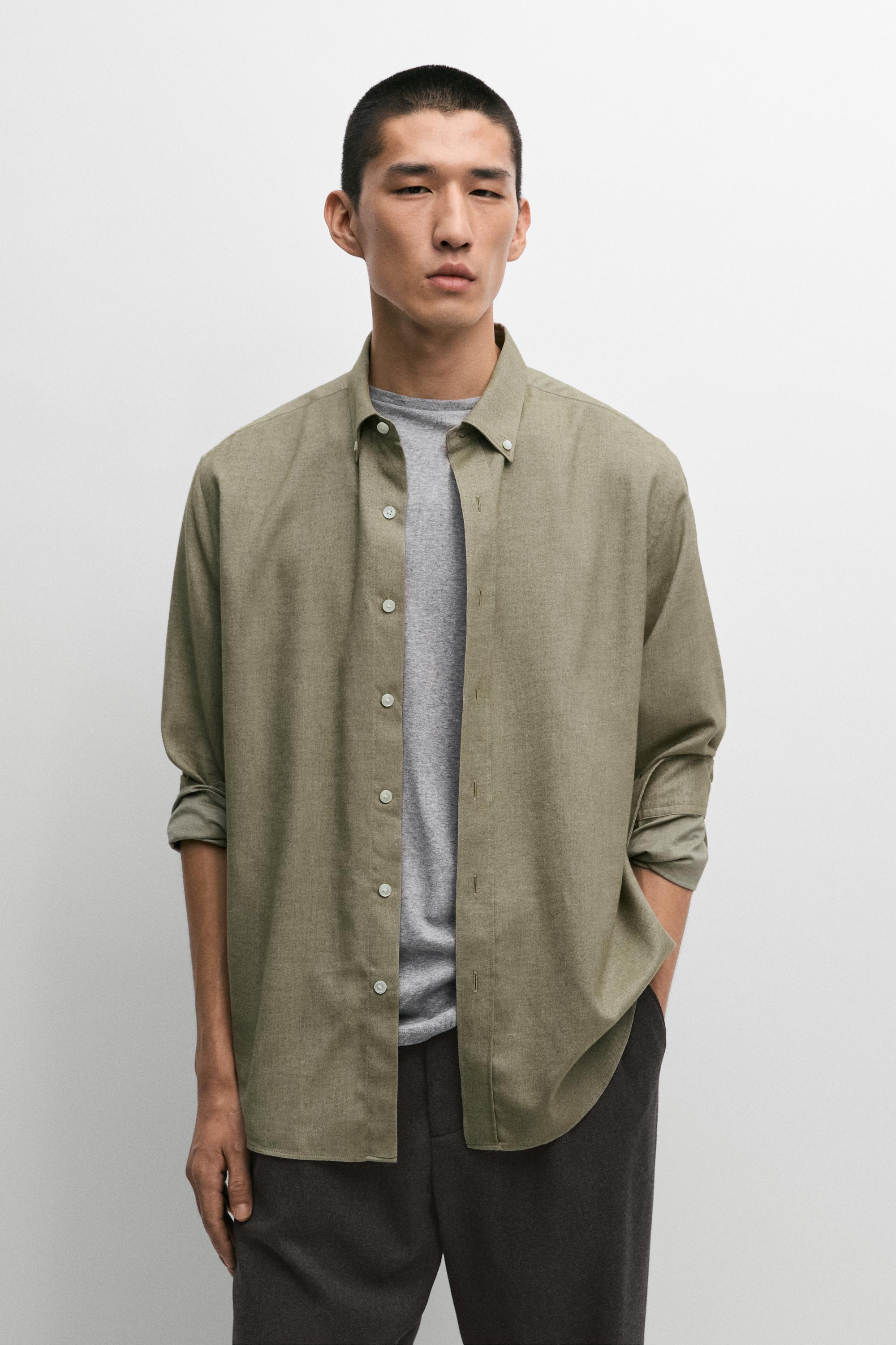 Chemise regular fit 100 % coton