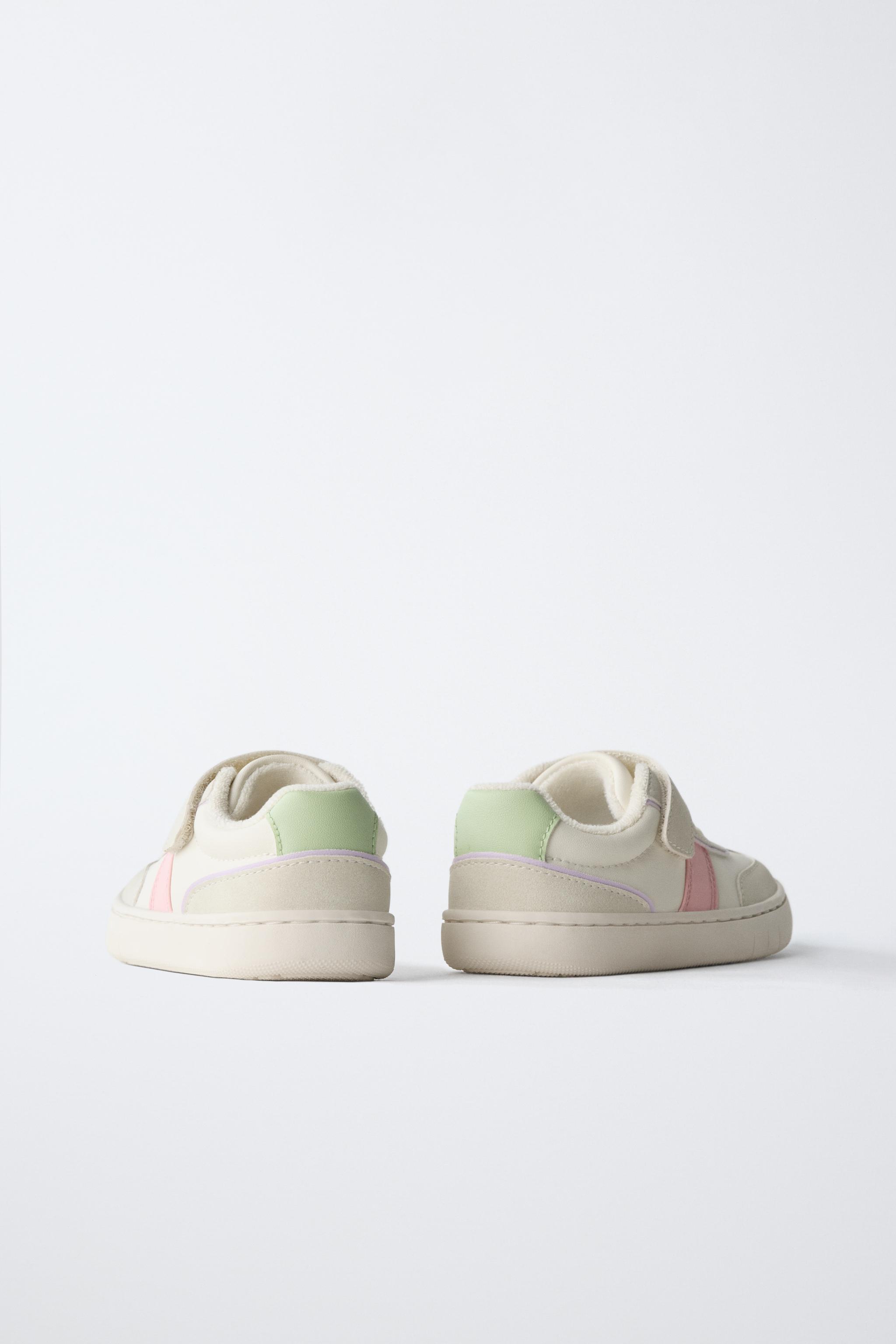 Детские кроссовки Zara CONTRASTING BAREFOOT SNEAKERS — фото 7