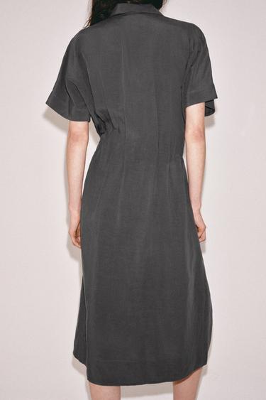 ZW COLLECTION SHIRT DRESS - Grey by Zara - Image 2