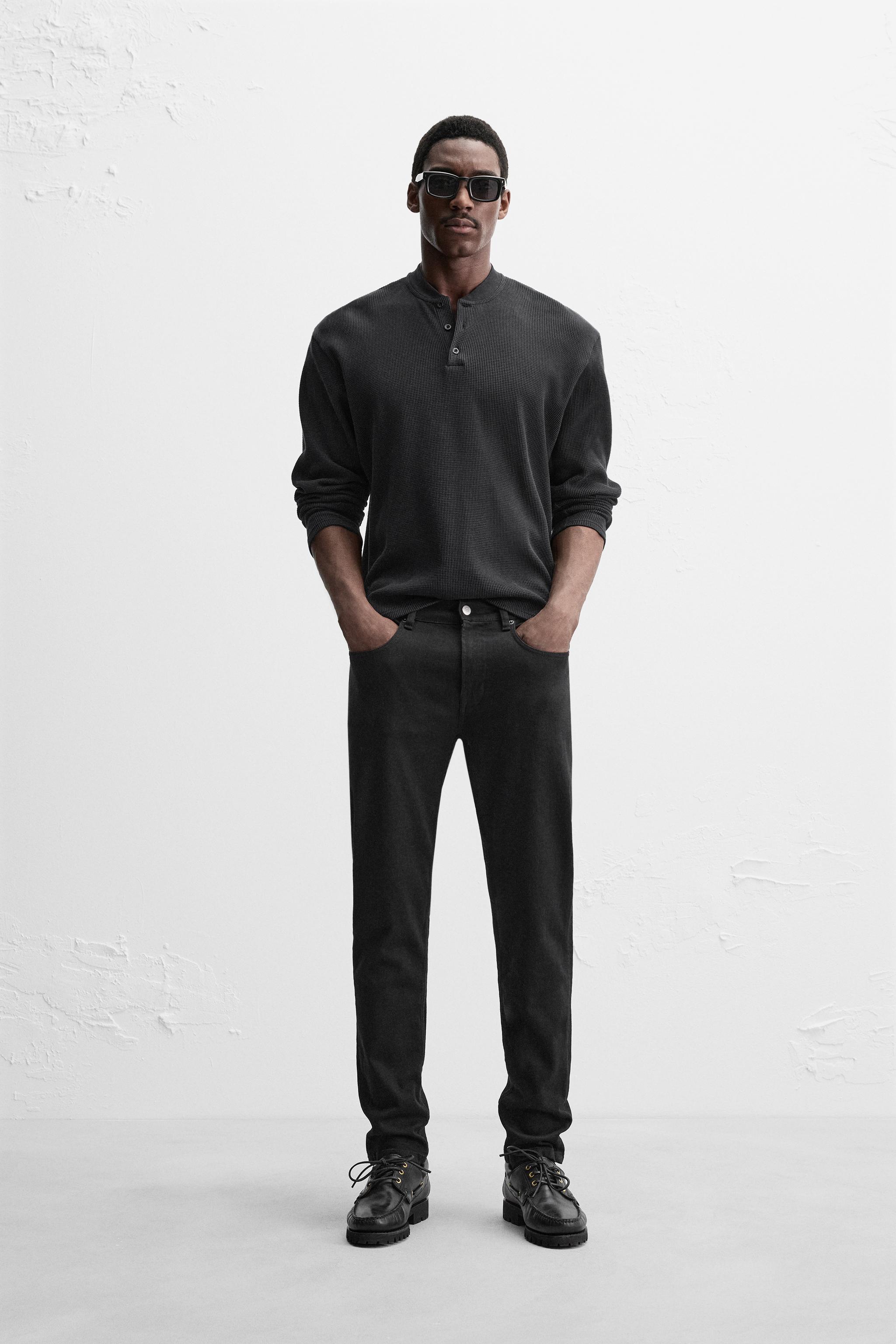 Tapered Jeans Slim Fit Jeans Zara Man Denim Collection Jeans Men's