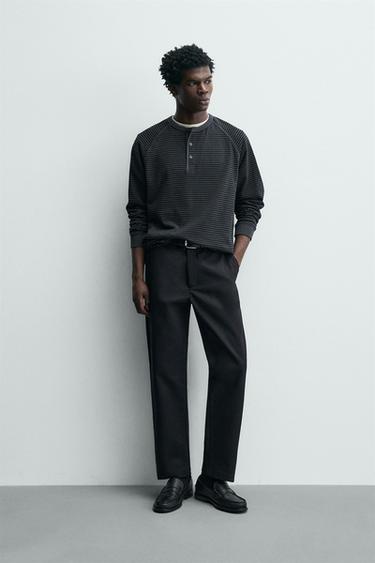 მაისური ღია ზედა ზოლიანი - Zara-ს striped