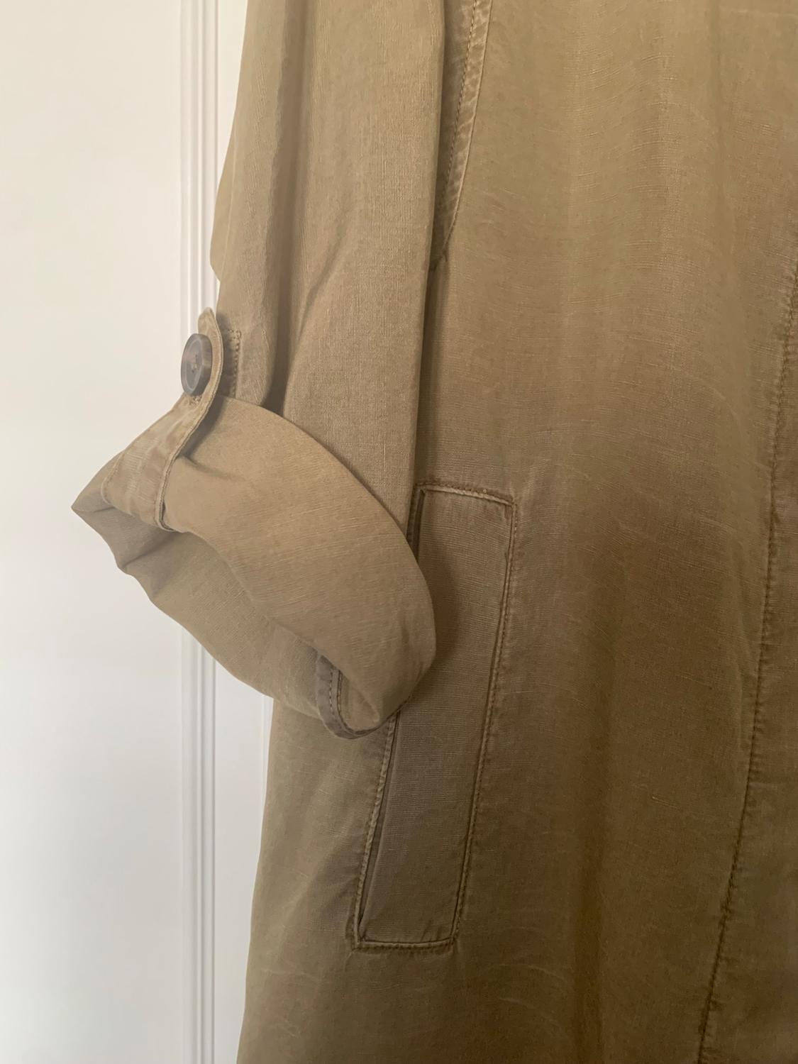 ZW COLLECTION OVERSIZE FADED TRENCH COAT - Image 3