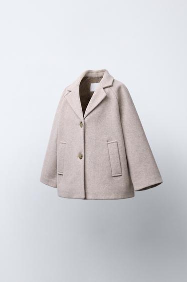 COAT - Beige by Zara - Image 1