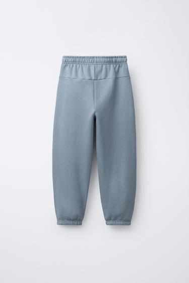 TEXT JOGGERS - Light blue by Zara - Image 1