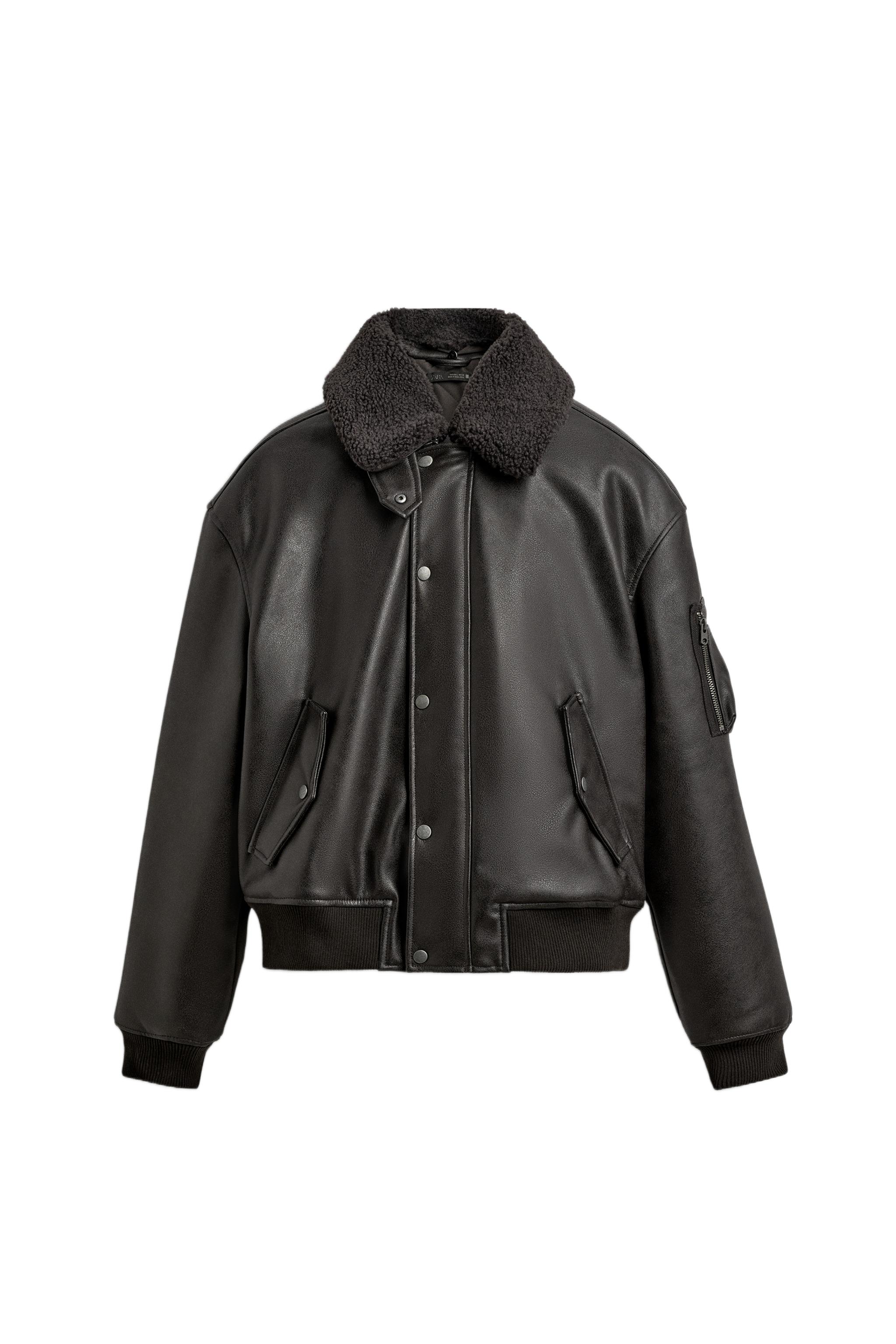 ZARA 取り外し可能な襟付きフェイクレザージャケット S 05070702700-e1.jpg?ts=