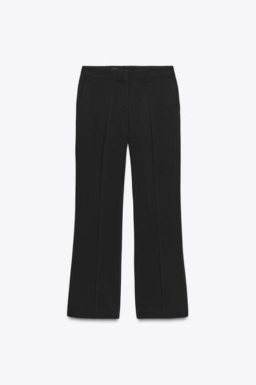FLARE TROUSERS - Black by Zara