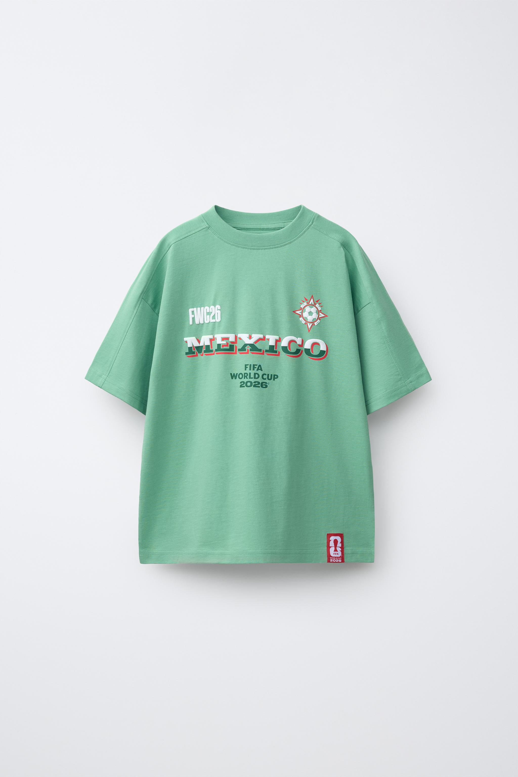 Детские футболки Zara MEXICO FIFA WORLD CUP ™ 2026 PRINT T-SHIRT — фото 2