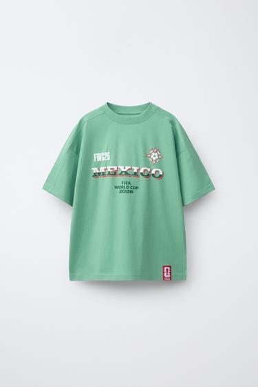T-SHIRT IMPRIMÉ MEXIQUE COUPE DU MONDE FIFA ™ 2026 - Vert de Zara - Image 0