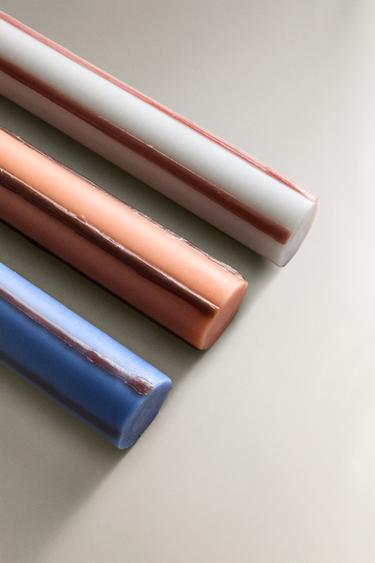 PACK OF LONG STRIPED CANDLES (PACK OF 3) - striped by Zara - Image 3