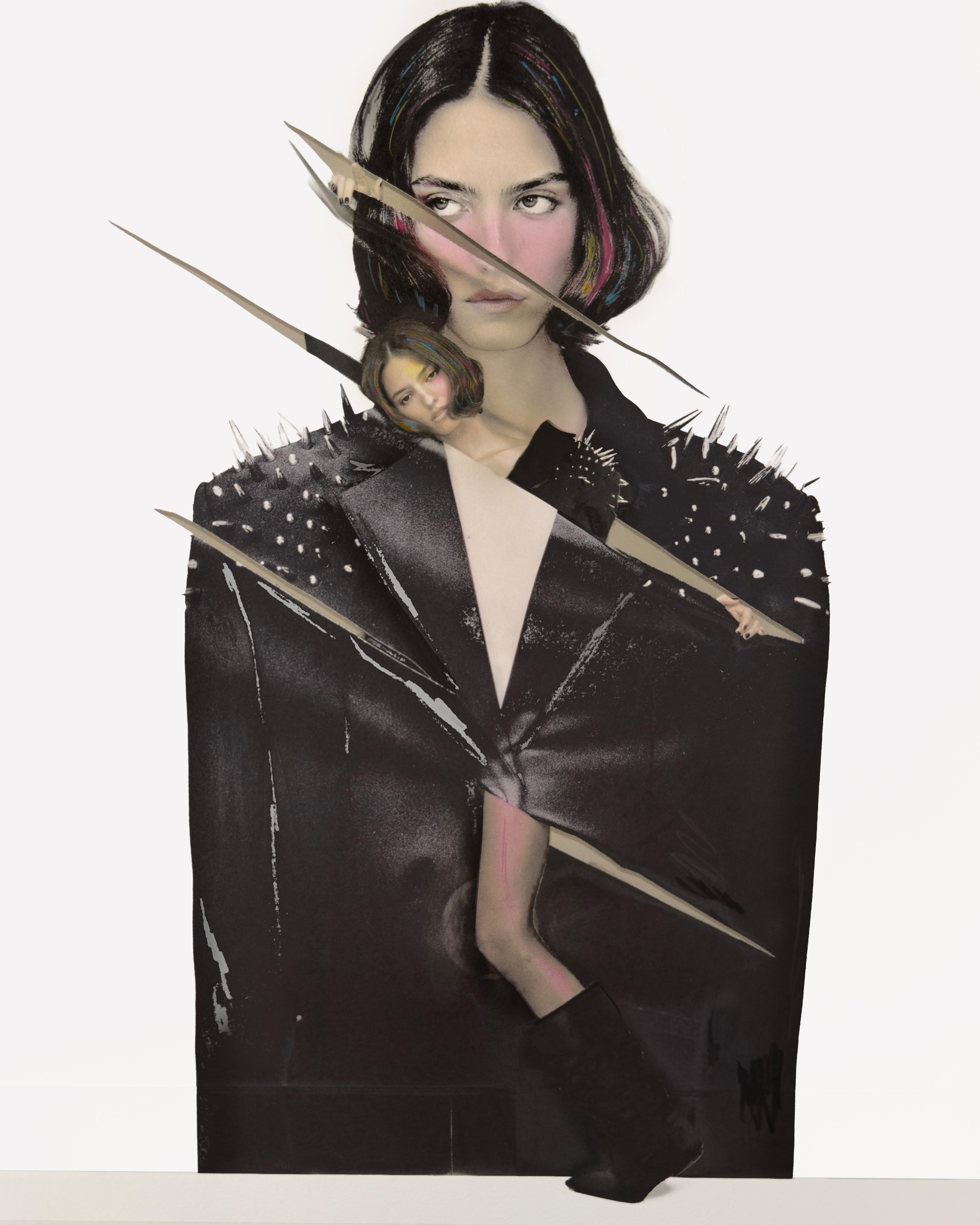 Cats Oversized Spike Blazer by Zara