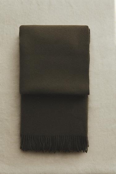 COUVERTURE LAINE - Kaki de Zara