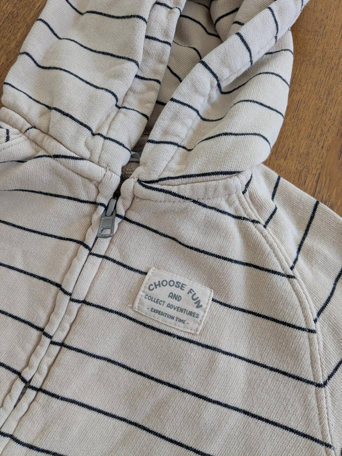 STRIPED PLUSH JACKET - Image 4