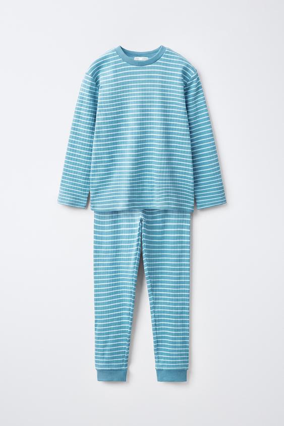 6-14 YEARS/ STRIPED PYJAMAS - Blue de Zara - Imagen 0
