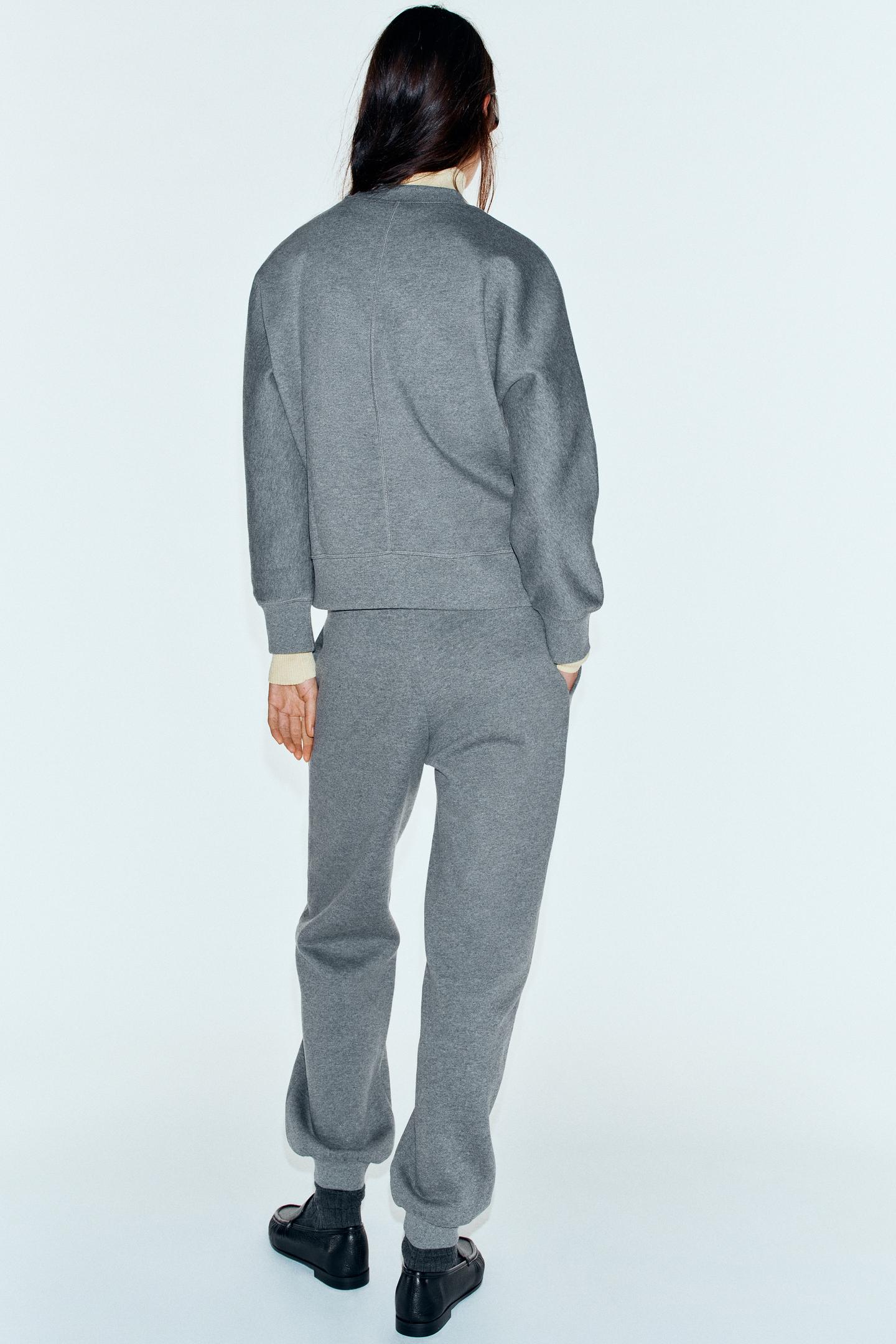 Женские брюки Zara Basic Fleece — фото 4