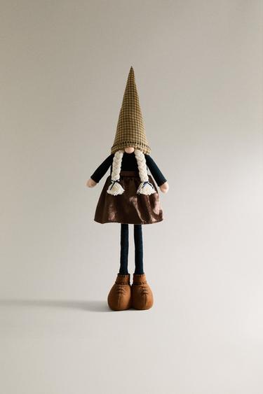 JULEDEKORATION MED NISSE MED FLETNINGER - Brun fra Zara - Billede 0