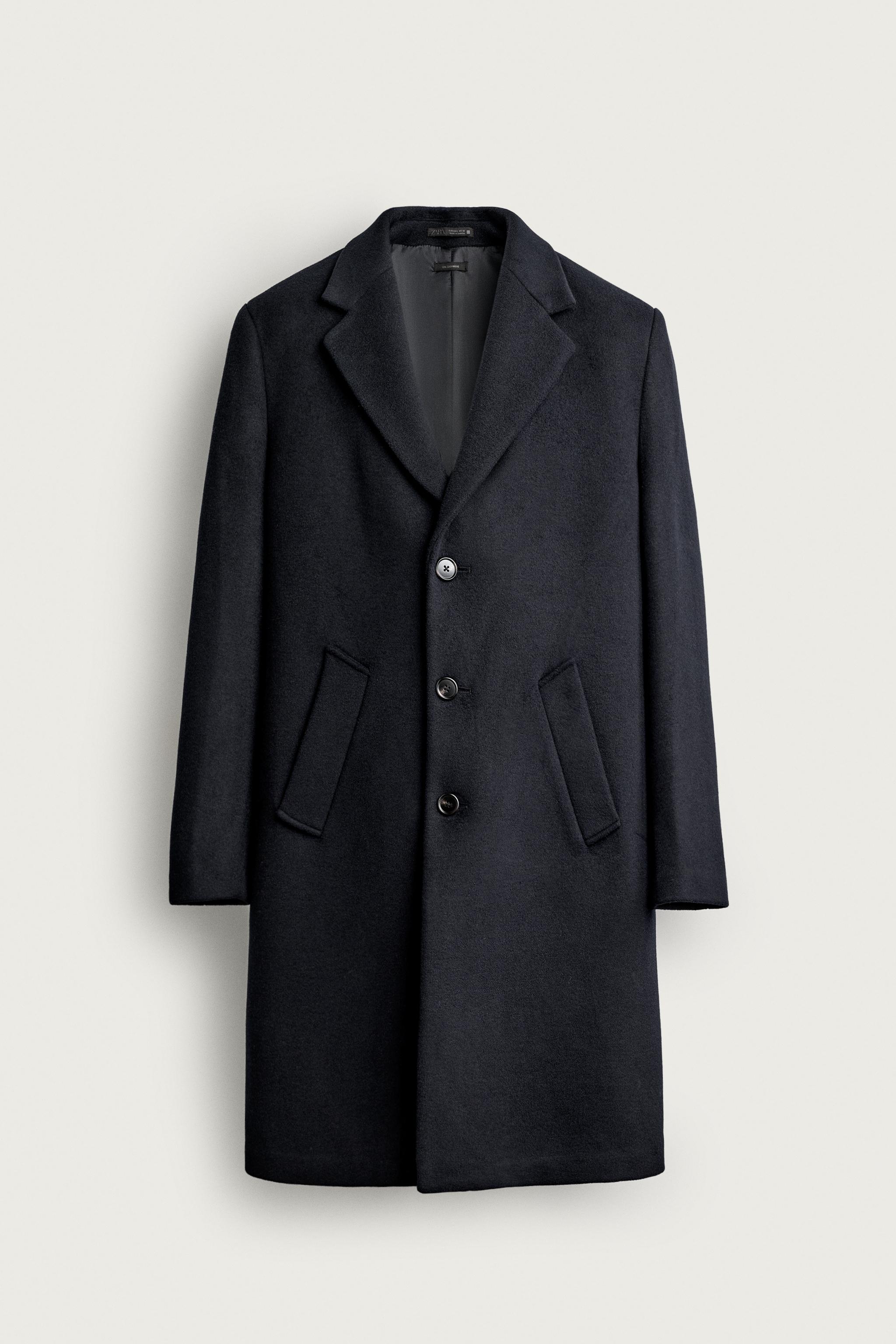 MANTEAU REGULAR FIT AVEC LAINE
