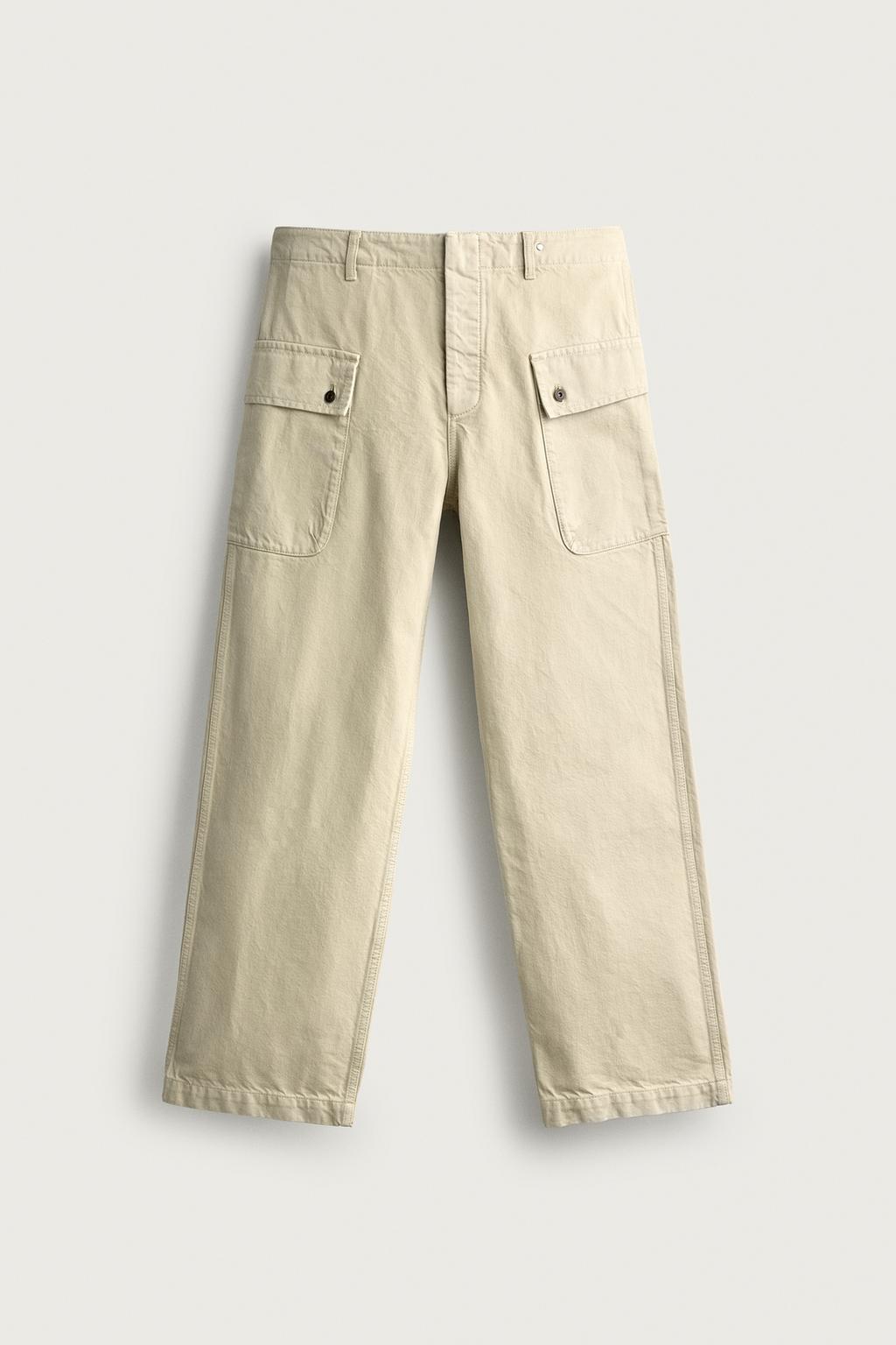 RELAXED FIT CARGO TROUSERS
