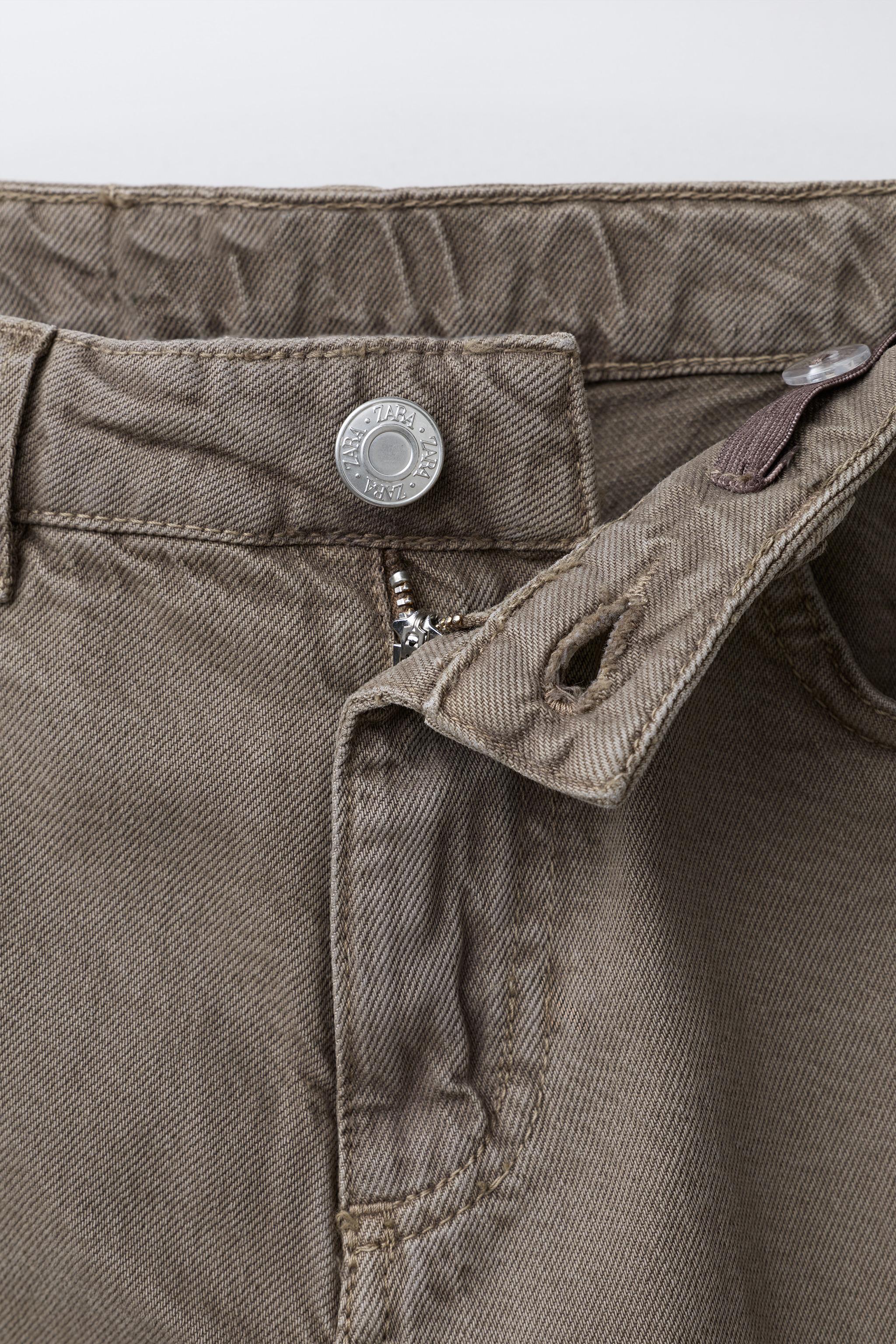 PANTALON BAGGY DÉCONTRACTÉ EN SERGÉ