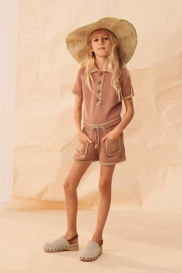 GORRO RAFIA CINTA BORDADA LIMITED EDITION - Beige claro de Zara - Imagen 0