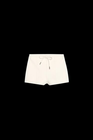 INTERLOCK SHORTS - Ecru by Zara - Image 0