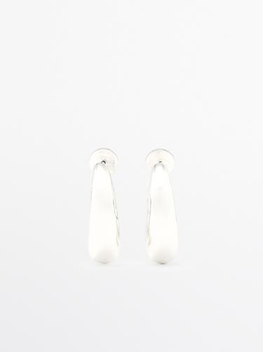 Pendientes aro - Plata de Zara