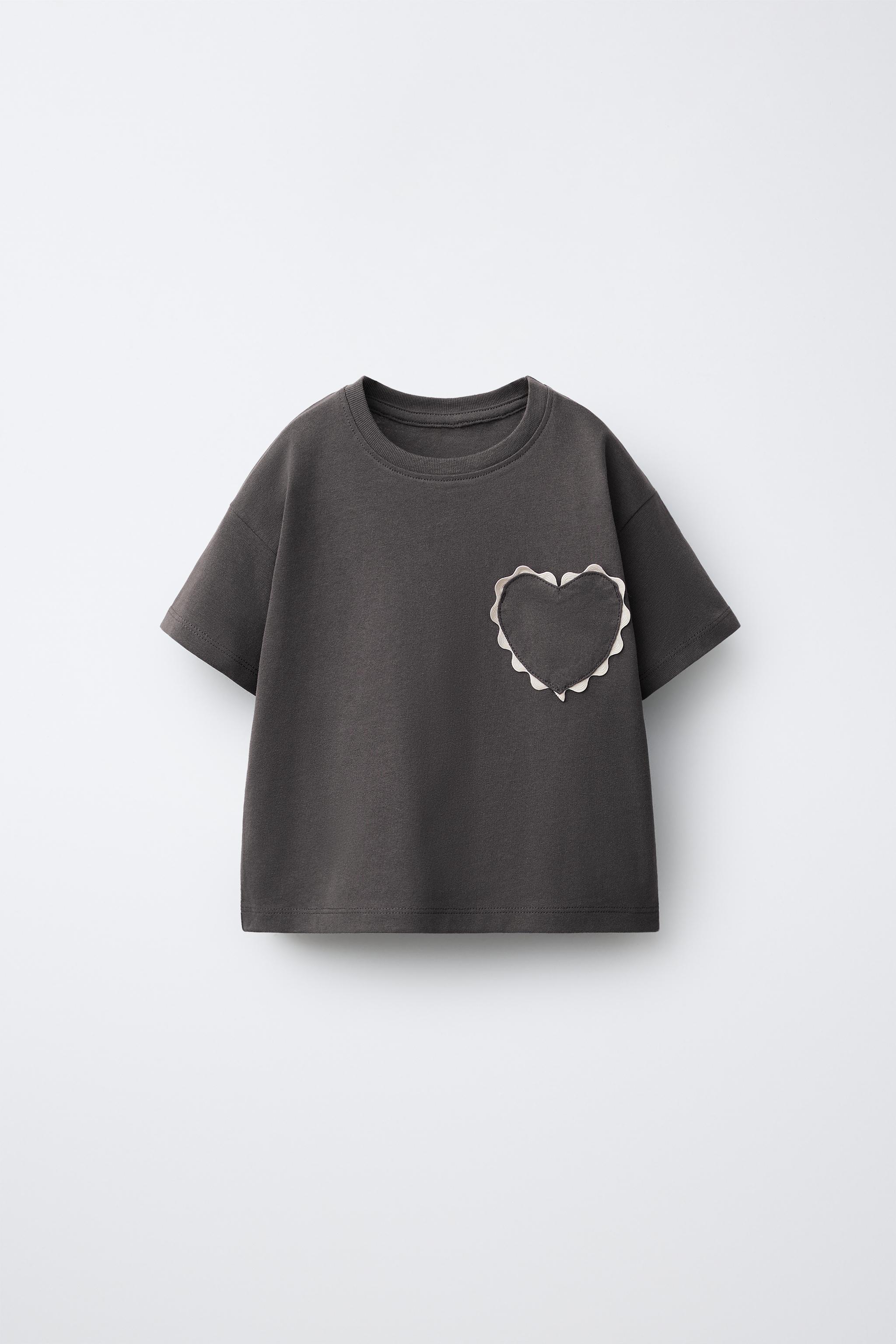 WAVY HEART T-SHIRT - White | ZARA United States