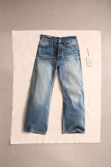 JEANS FLARE FIT BAGGY - Mittelblau von Zara - Bild 0