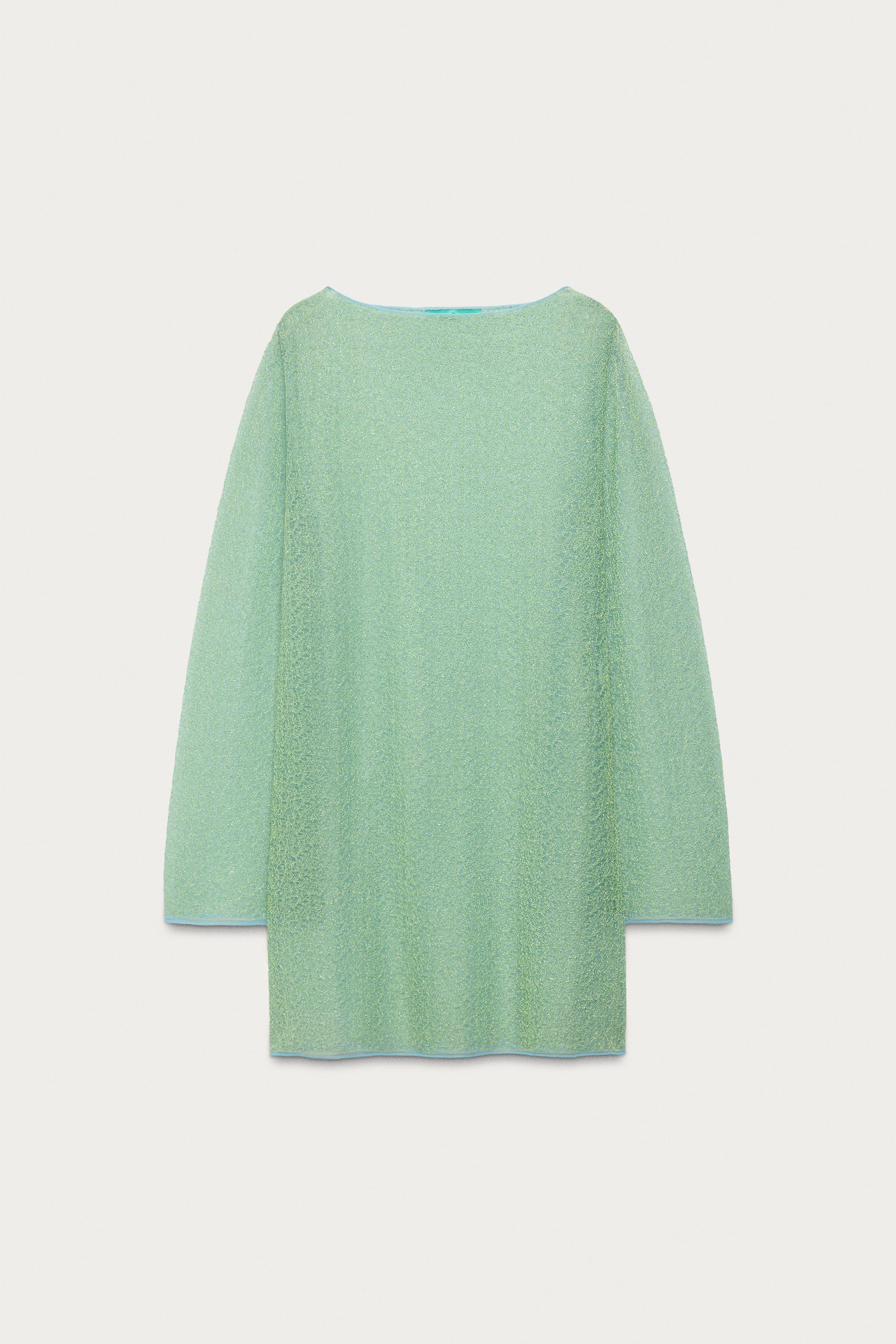 SHEER KNIT DRESS MARISA BERENSON X ZARA