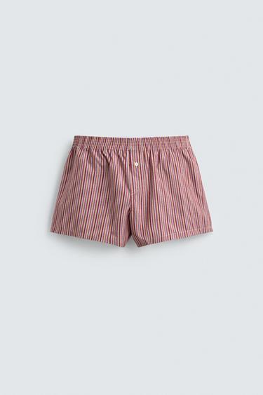 STRIPED POPLIN BOXERS SAMUEL DE SABOIA X ZARA - Stripes by Zara