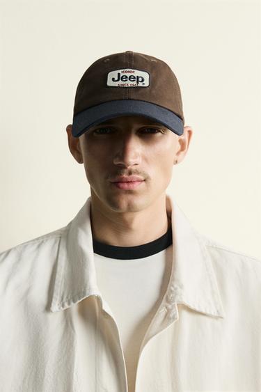 JEEP® PATCH CONTRAST CAP - Brown by Zara - Image 0