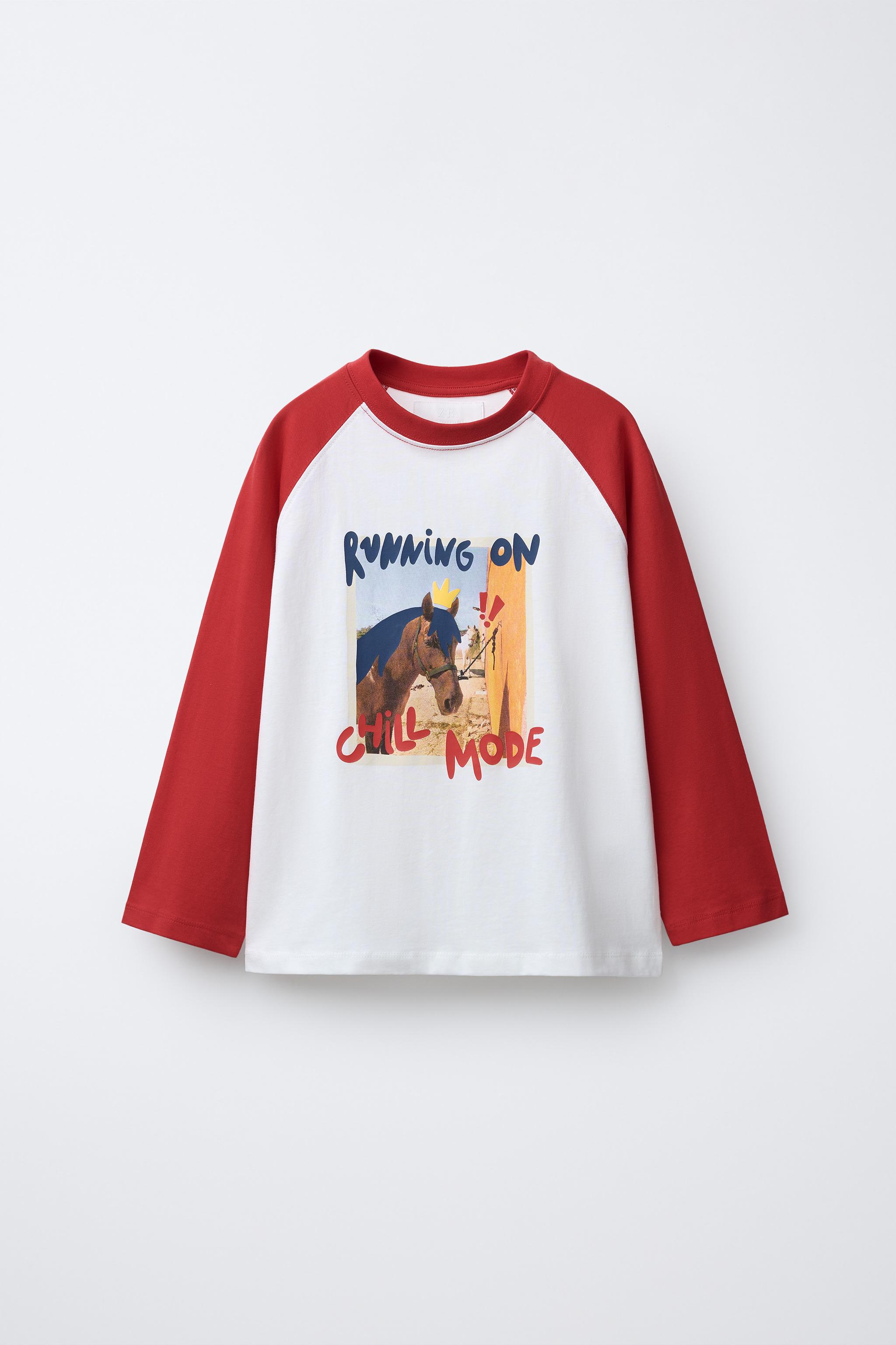 T-SHIRT À MANCHES RAGLAN CHEVAL
