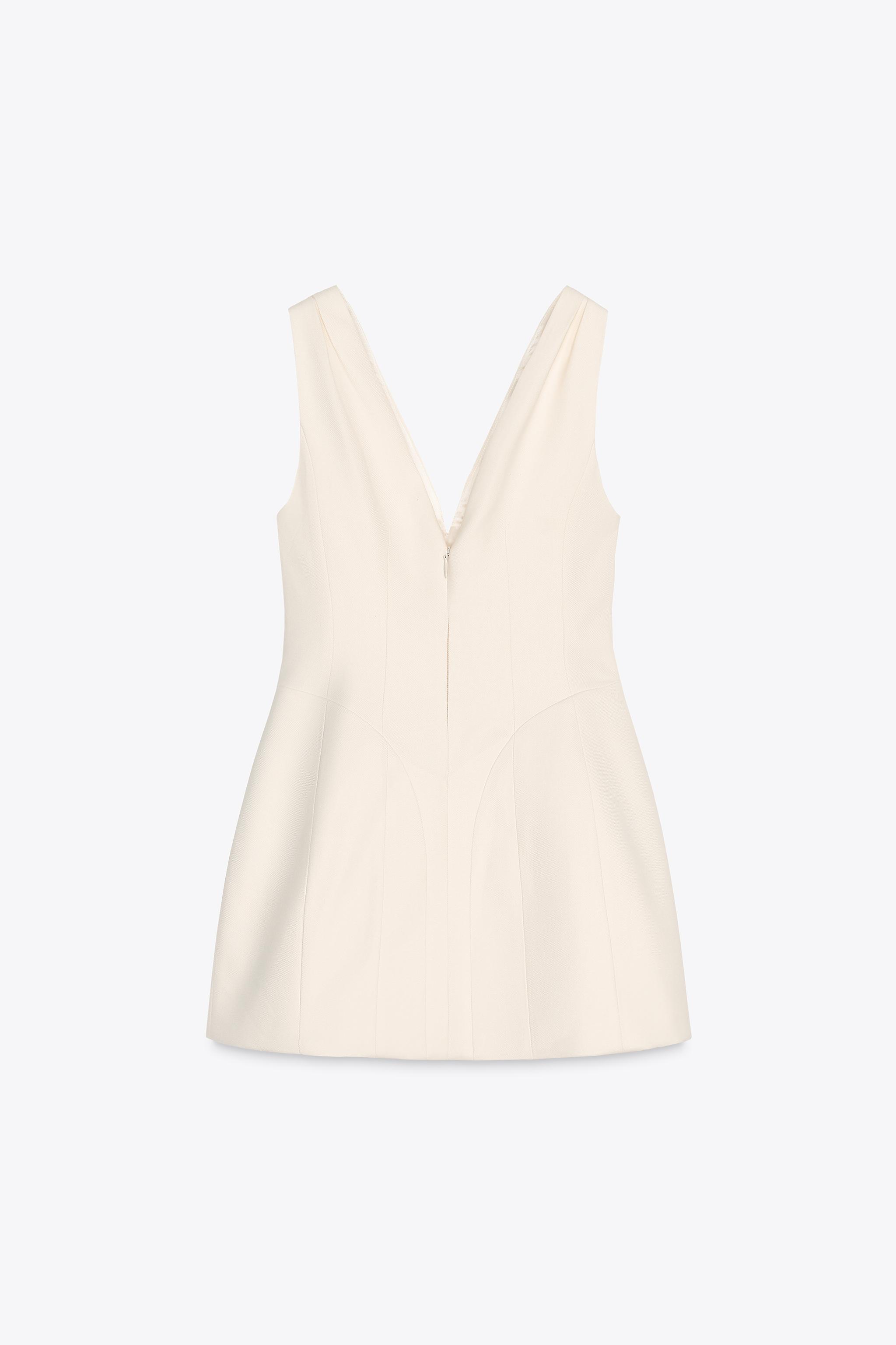 ZARA ボリュームショート丈ワンピース ZWコレクション 2065/797 ボリュームショート丈ワンピース ZWコレクション - ブライト