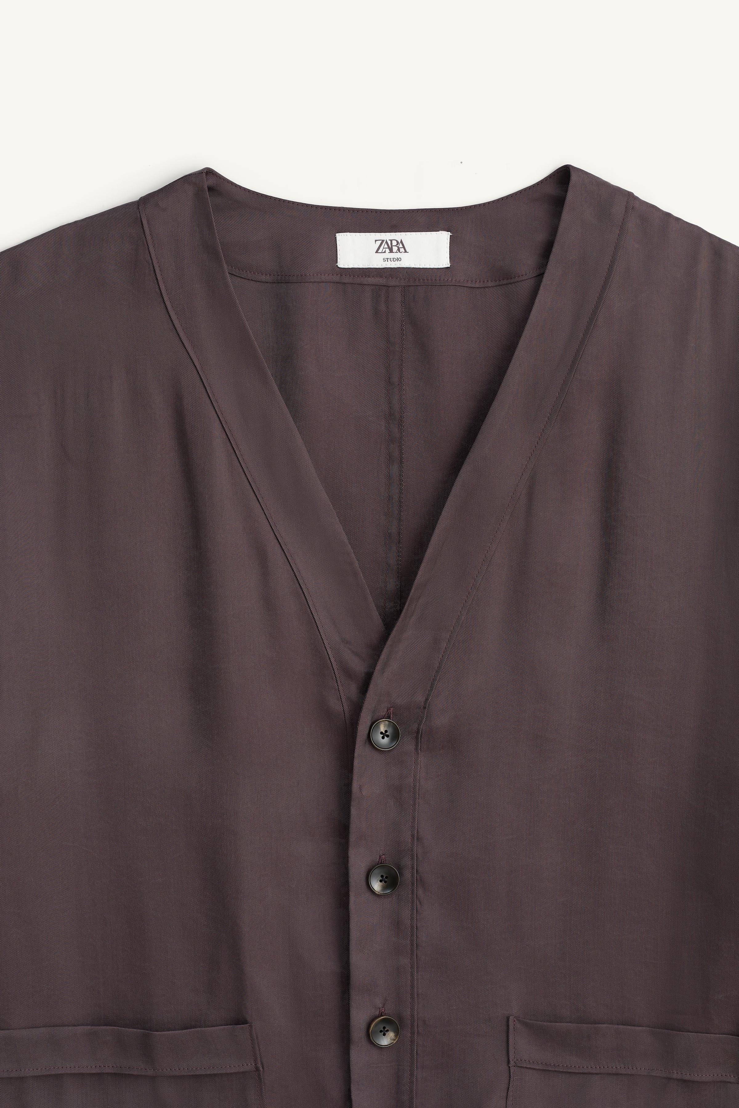 RELAXED FIT LYOCELL-VISCOSE JACKET