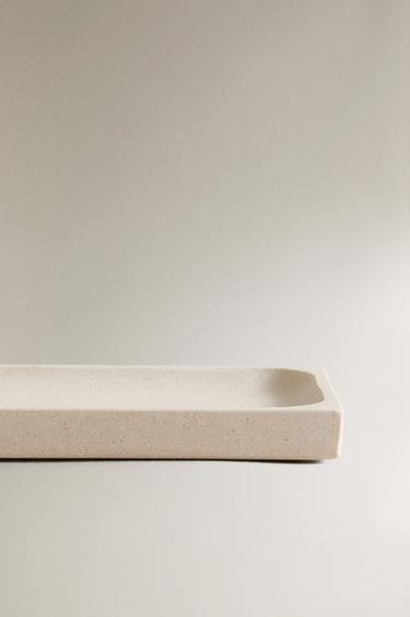 WHITE MARBLE SOAP DISH - white by Zara - Image 3