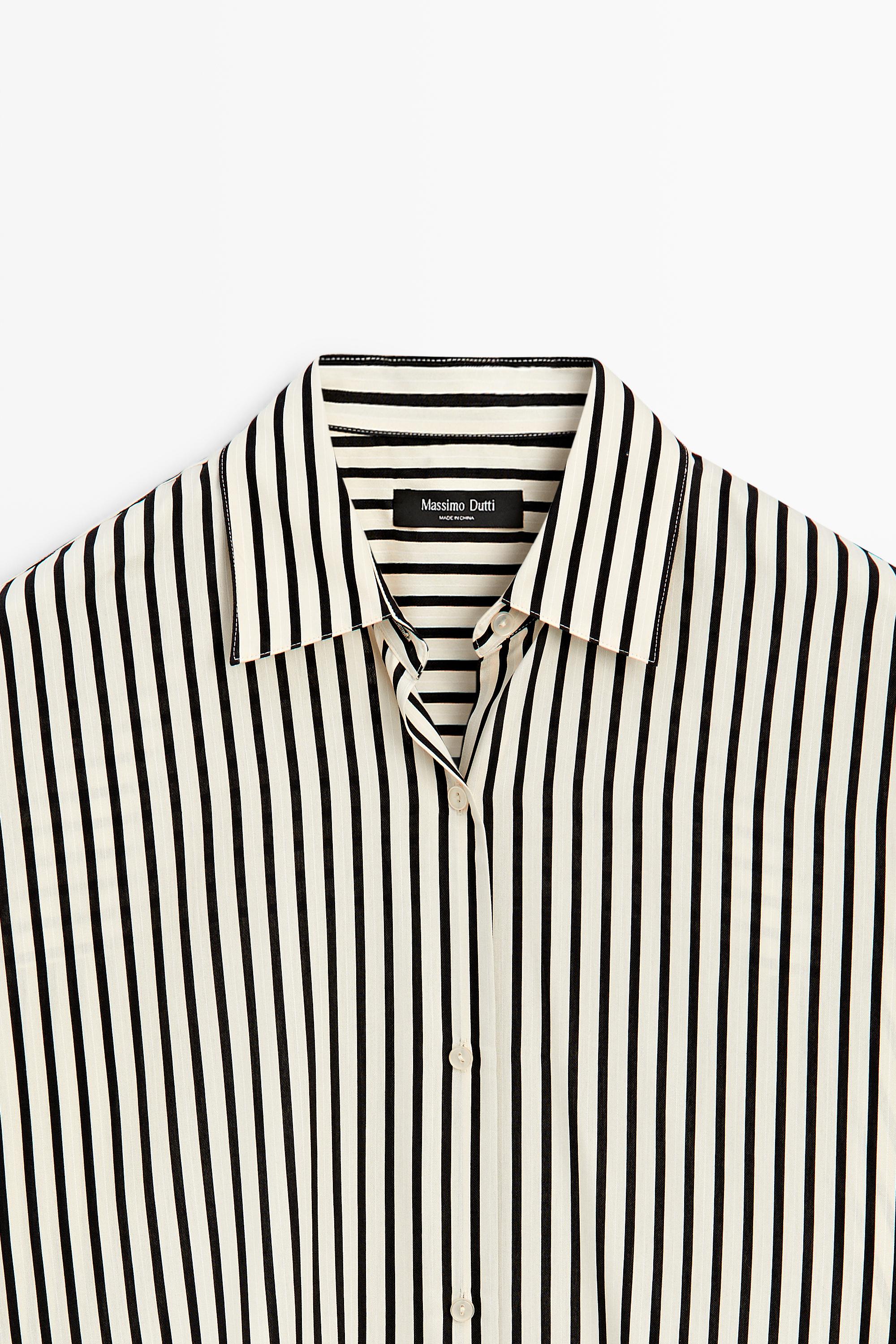 Chemise fluide à rayures