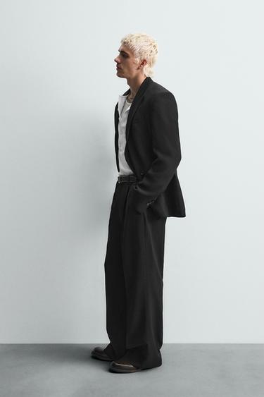 LIMITED EDITION SUIT TROUSERS - Black by Zara - Image 3