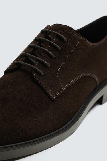 ZAPATO PIEL - Marrón de Zara