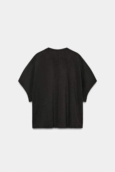 INTERLOCK LAYER T-SHIRT - Charcoal by Zara - Image 4