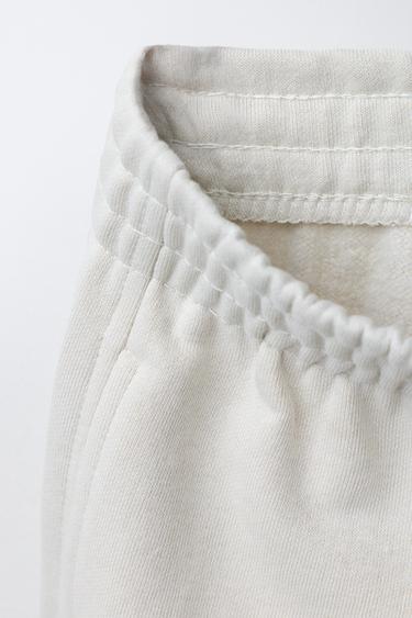 LOT DE DEUX PANTALONS DE JOGGING EN MOLLETON - Gris anthracite de Zara - Image 3