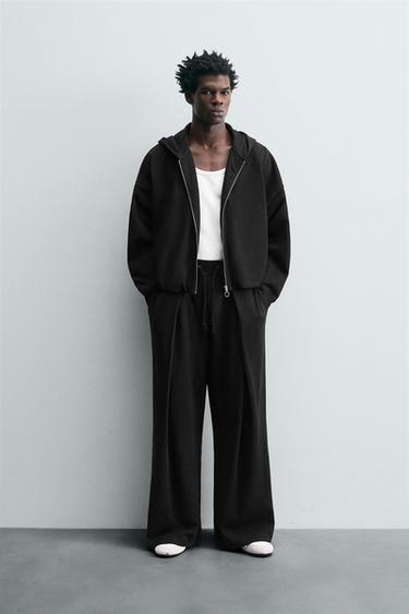 LIMITED EDITION PLEATED JOGGER TROUSERS - Black by Zara - Image 0