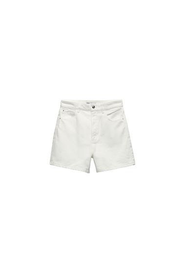 1975 HIGH-WAISTED MOM FIT DENIM SHORTS