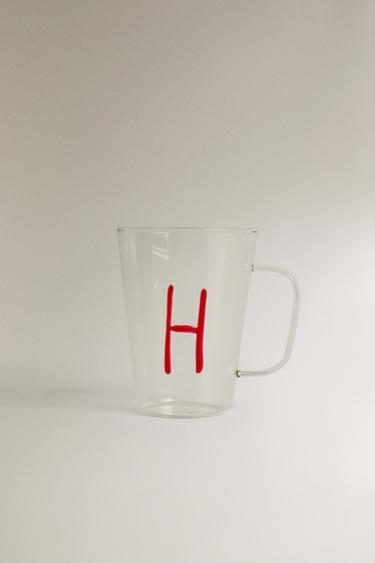 BECHER BOROSILIKAT INITIALE H - Rot von Zara - Bild 0