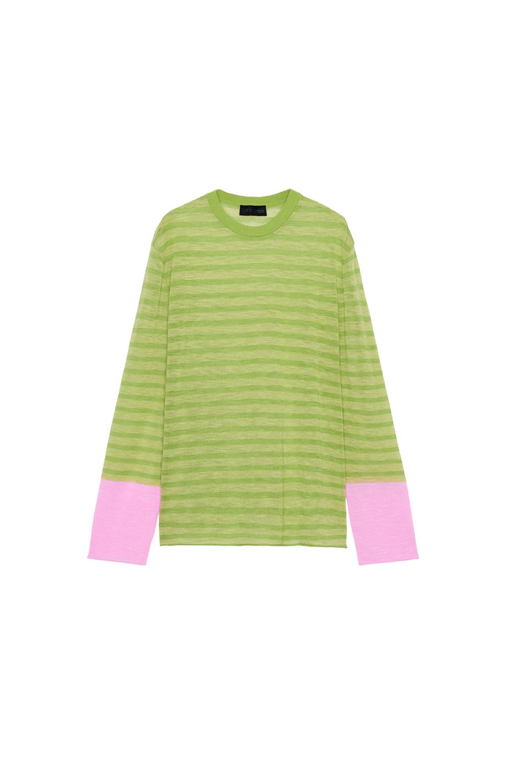 STRIPED KNIT JUMPER - image 3