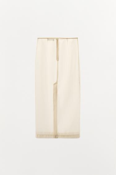 JUPE MIDI EN ORGANZA - Iceberg de Zara - Image 6