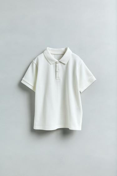 BASIC POLO SHIRT - White by Zara