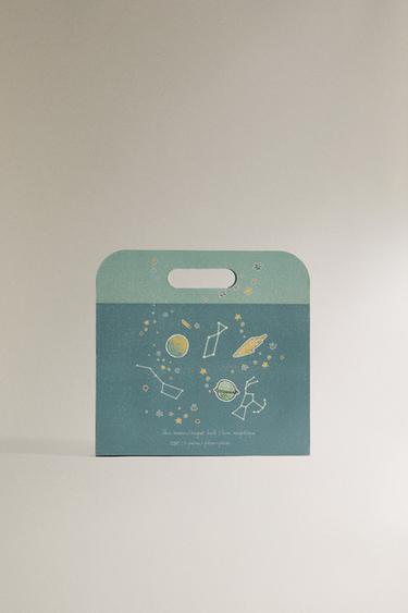 LIBRO INFANTIL MAGNÉTICO CONSTELACIONES - Azul de Zara